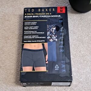 Ted Baker Boxer Briefs 4 Pack Men's Underwear Size Medium Solid Floral